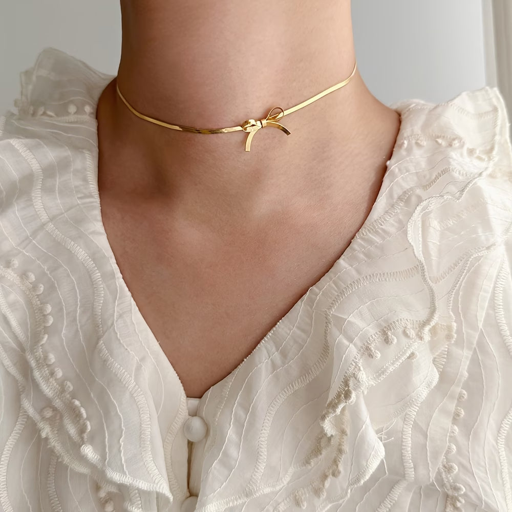 Bow ~ set necklace and earrings