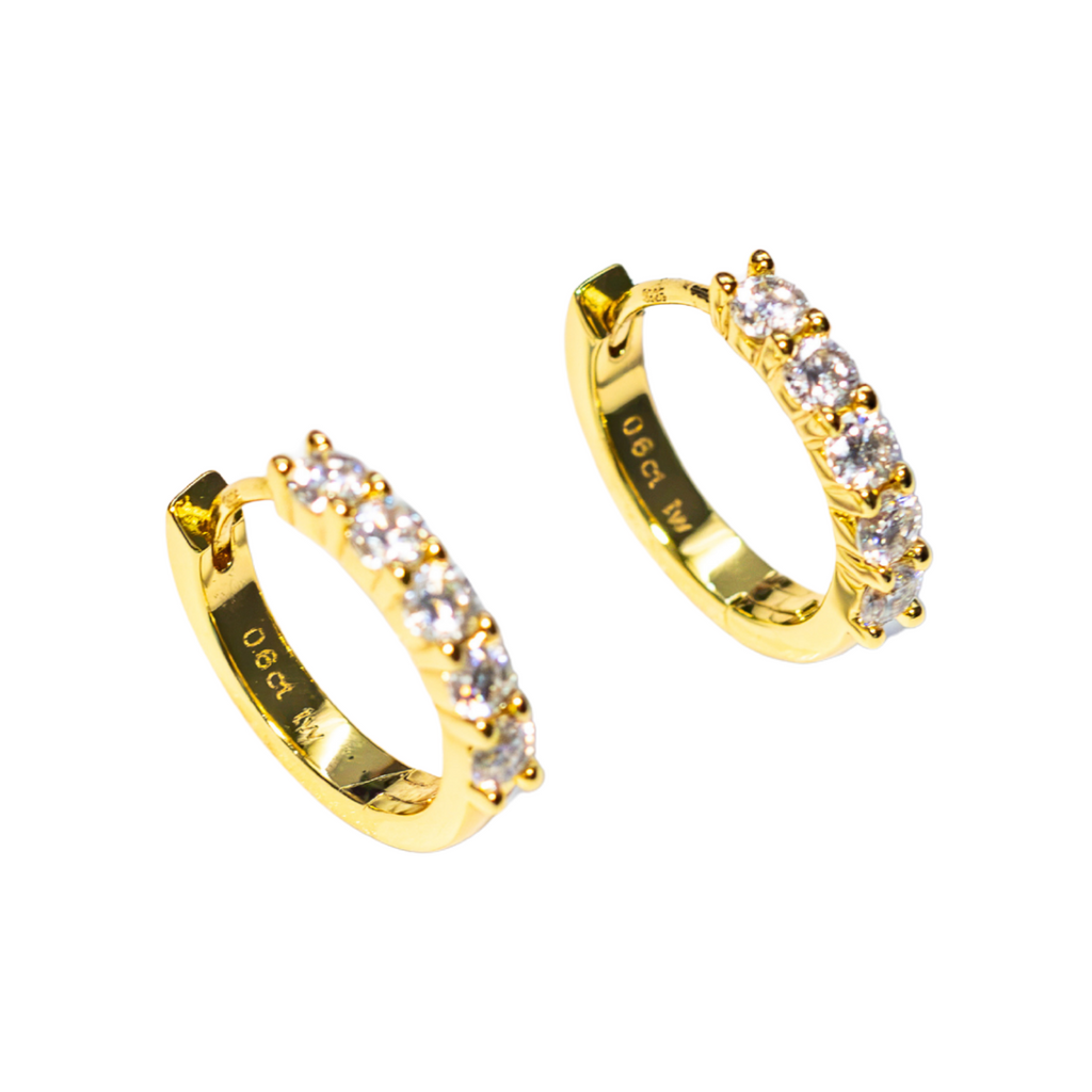 Moissanite Hoops