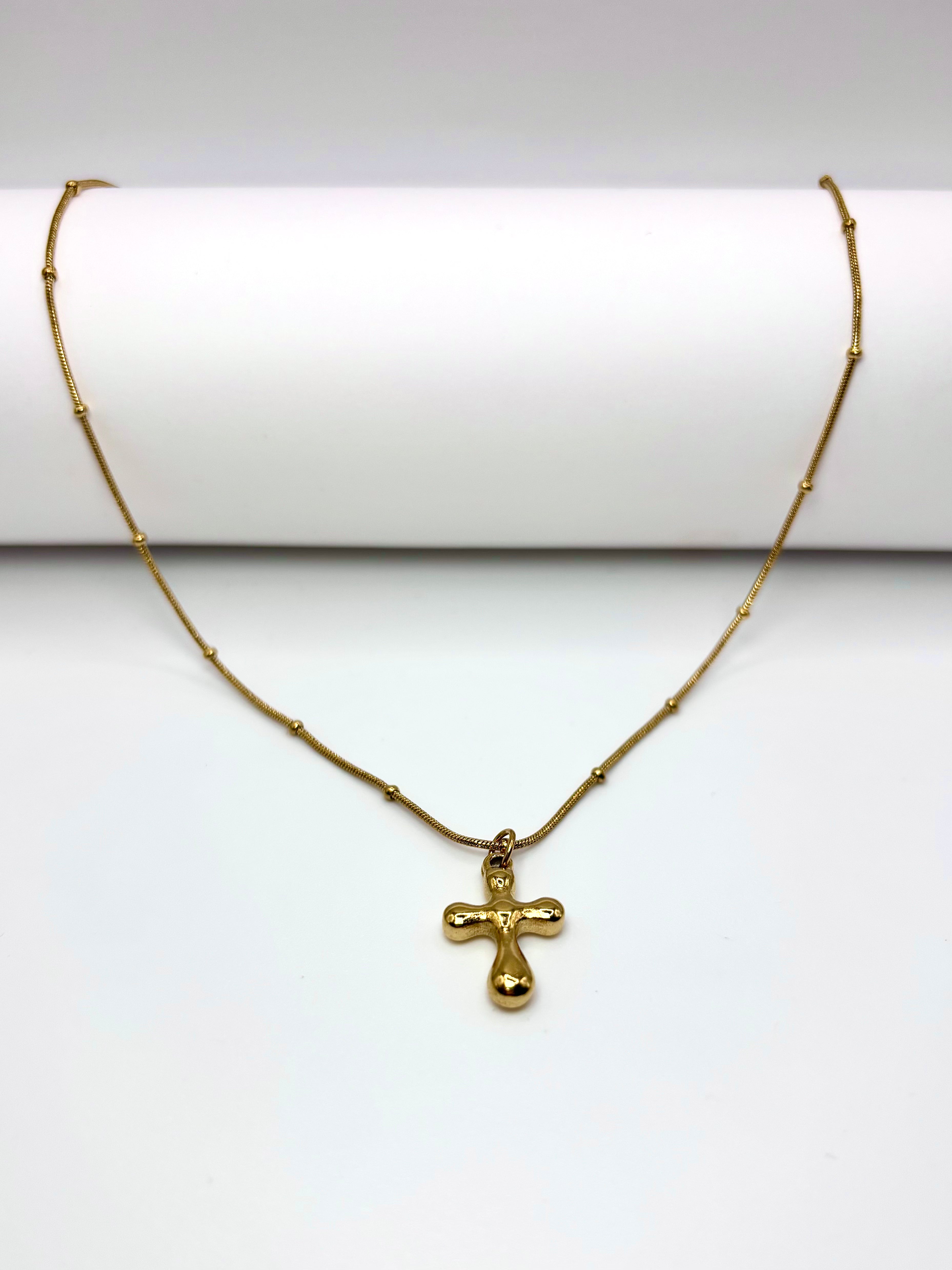 Anchor II ~ Cross necklace