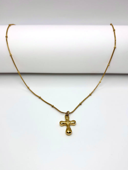 Anchor II ~ Cross necklace