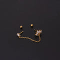 Draped Ear Bone Stud ~ Earring