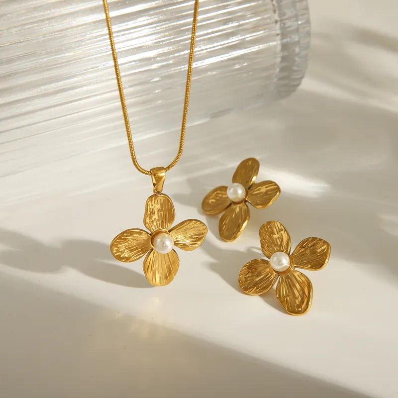 Sunpetal ~ Necklace and earrings set